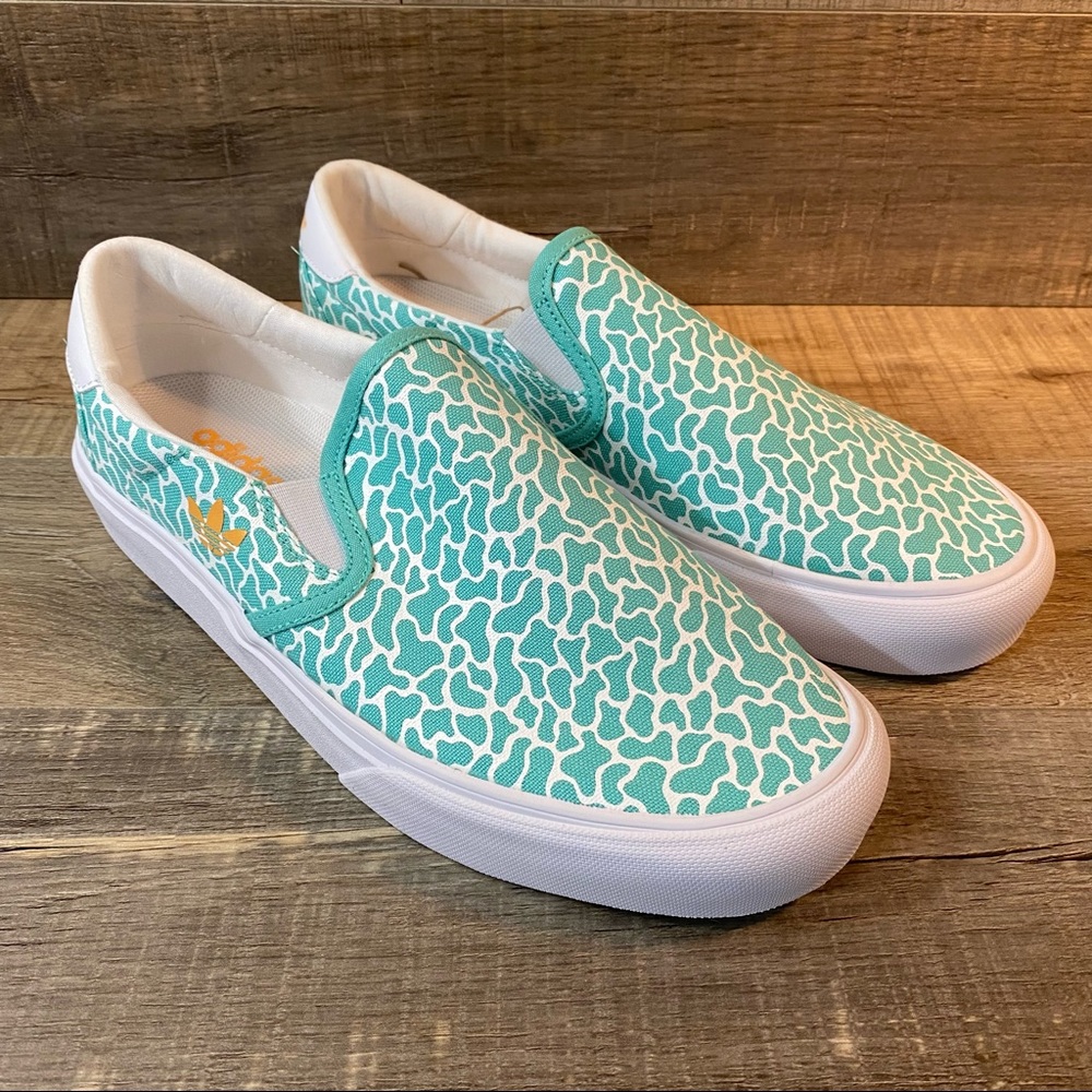 Adidas Court Ralleye Slip On ‘Teal White’